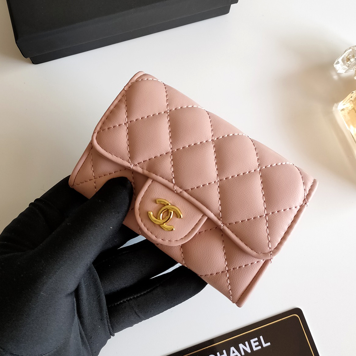 Chanel 23B Small Wallet-Red