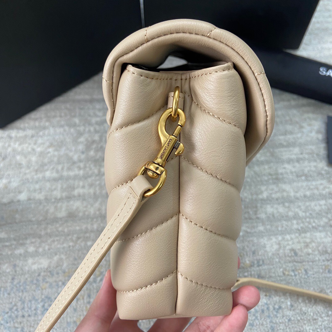 YSL SAINT LAURENT Loulou Toy quilted leather shoulder bag