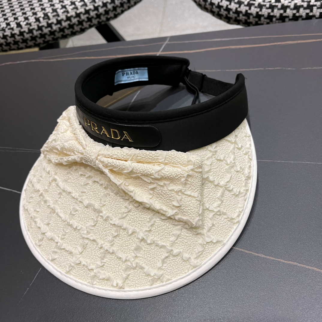 Prada Small Fragrance Sunscreen Hat Sunhat