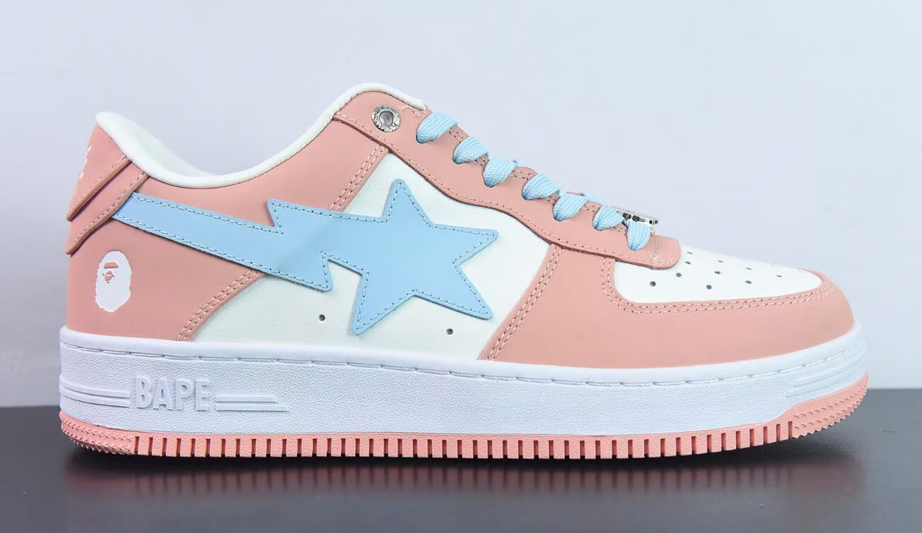 A Bathing Ape Bape Sta Pastel Pink