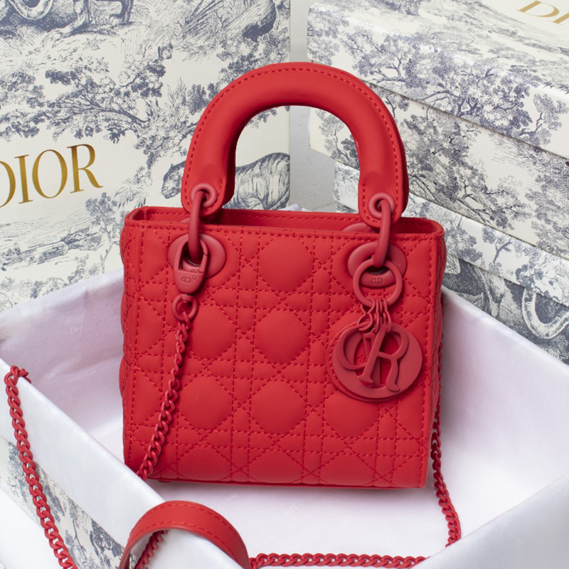 Dior The LADY DIOR Bag MINI SIZE(17*15*7cm) AAA Quality