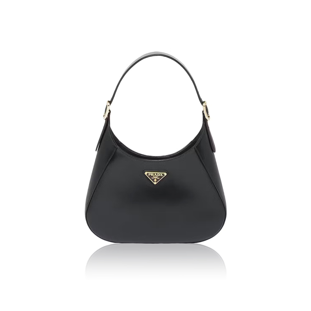 PRADA Calfskin Hobo Bag Shoulder Bag