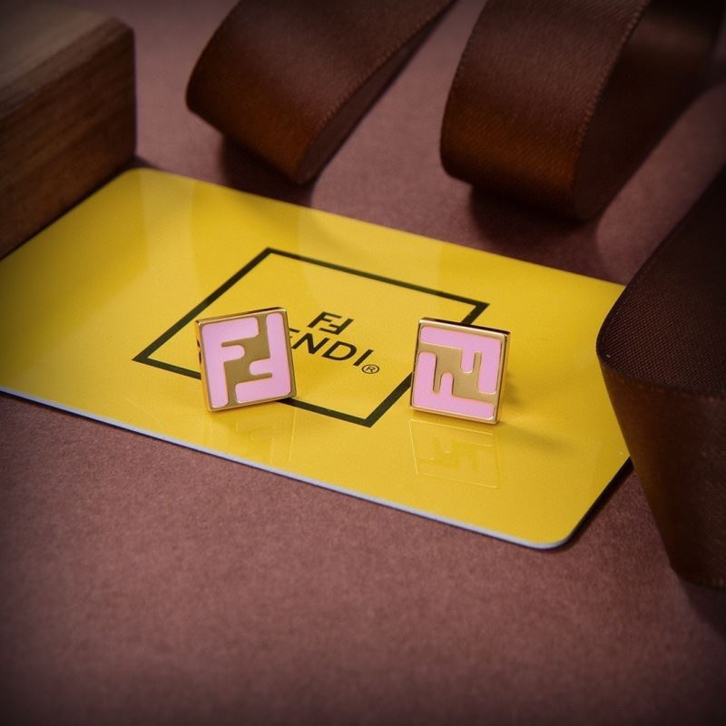 Fendi letter earrings Jewelry