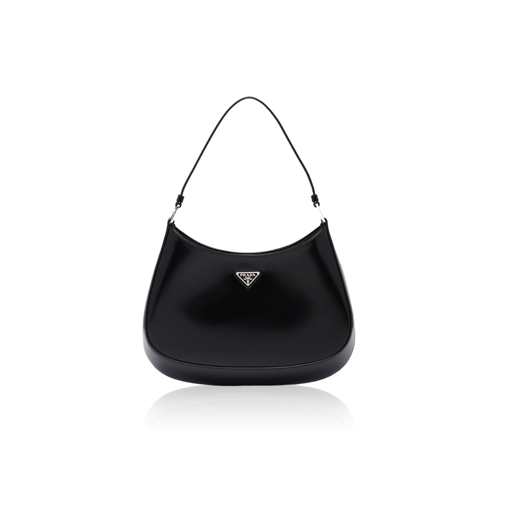 Prada Cleo Bright Leather Handbag