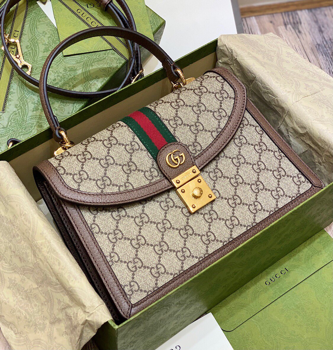 Gucci 𝗢𝗽𝗵𝗶𝗱𝗶𝗮 handbag crossbody bag