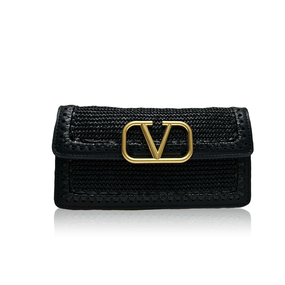Valentino Raffi Straw Bags