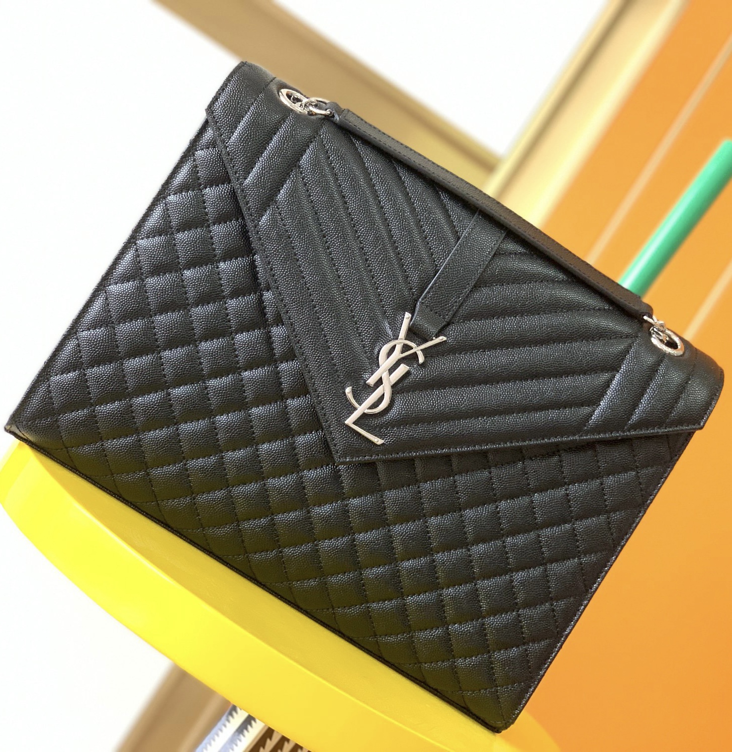 SAINT LAURENT YSL Envelope Shouder Bag Large
