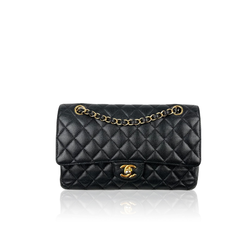 Chanel Timeless Medium Black Caviar GHW