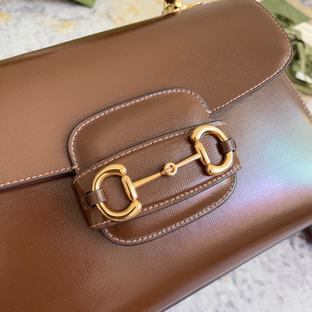 Gucci new hand-held crossbody saddle bag