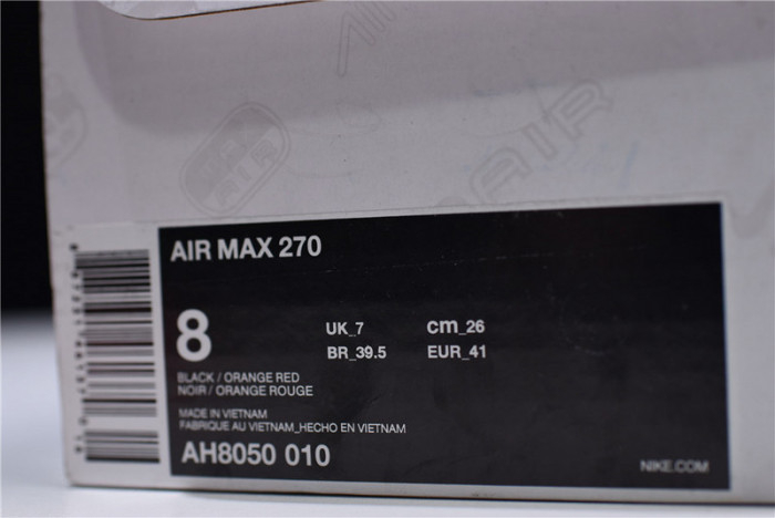 Nike Air Max 270 Hot Punch black AH8050-010