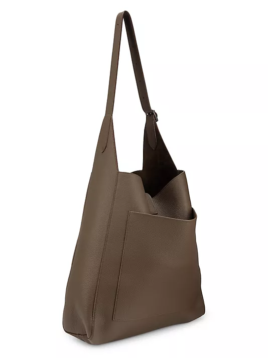 The Row  Blake Leather Hobo Bag