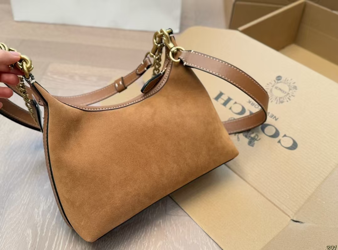 Coach Brown Underarm Bag