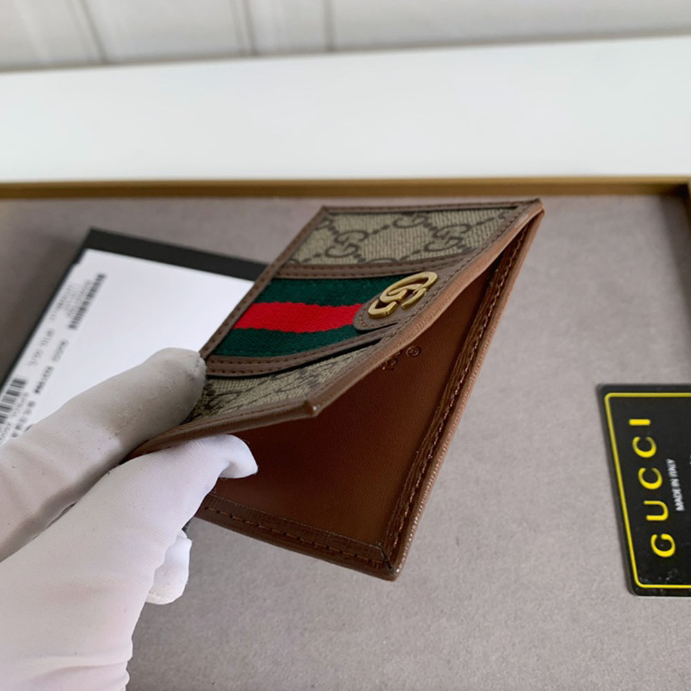 Gucci Unisex GG Card Holder