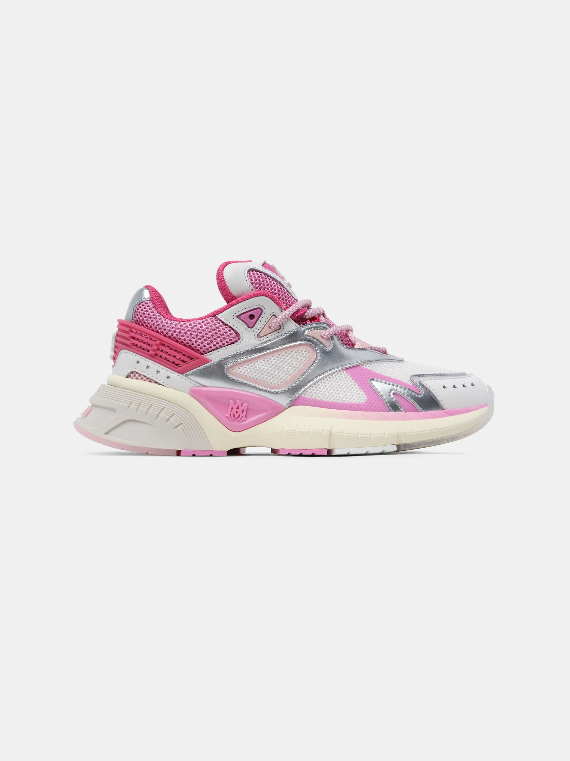 AMIRI WOMEN - WOMEN'S MA RUNNER - Fuchsia Pink White Silver