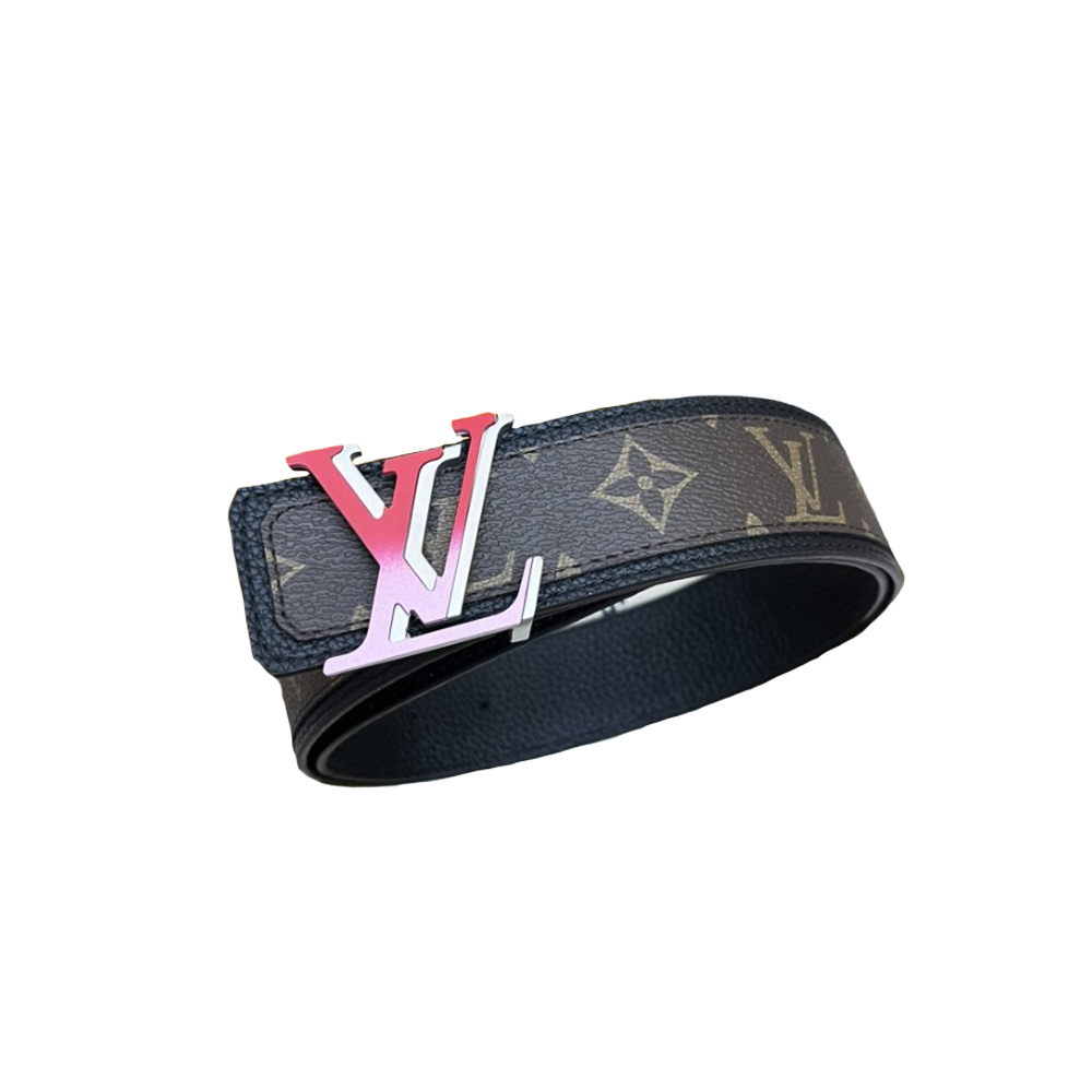 Lv Fade LOGO Calfskin Men's Belt