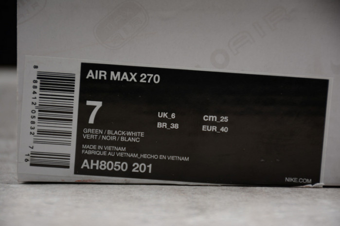 NIKE AIR MAX 270 MEDIUM OLIVE AH8050-201