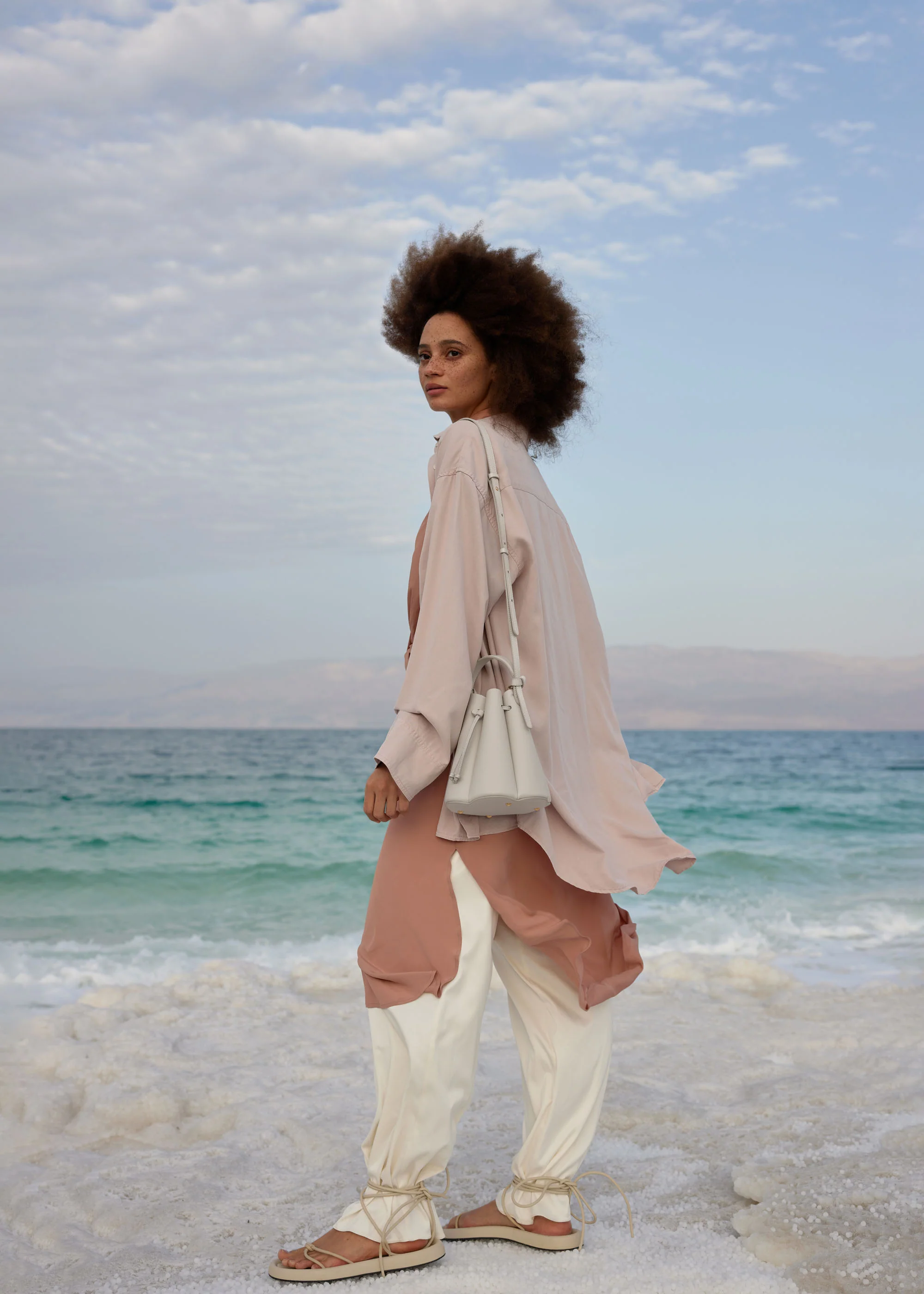 Polène Numéro Huit Mini - Textured Chalk