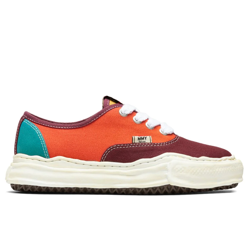 MIHARA YASUHIRO Baker Low OG Sole Overdyed Sneaker - Orange