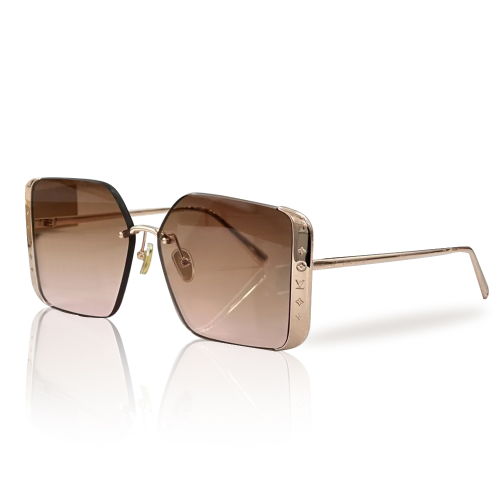 Louis Vuitton LV Lrregular Metal Frame Sunglasses Top Quality