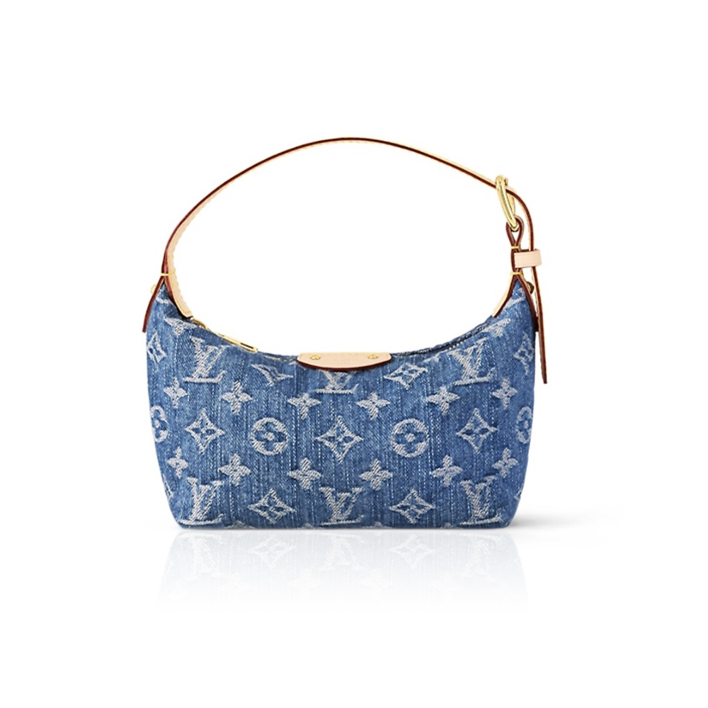 Louis Vuitton LV HILLS POCHETTE Denim Handbag M82949