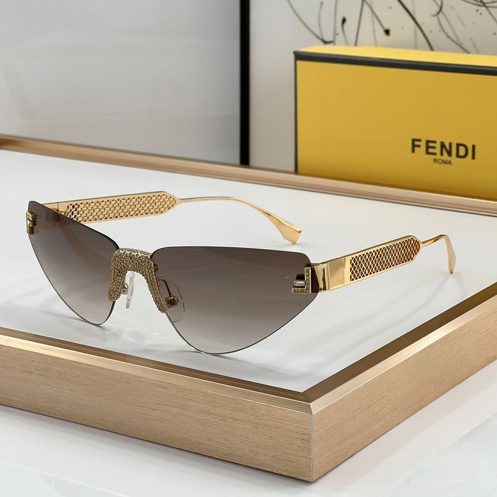 Fendi Frameless Design Sunglasses Top quality