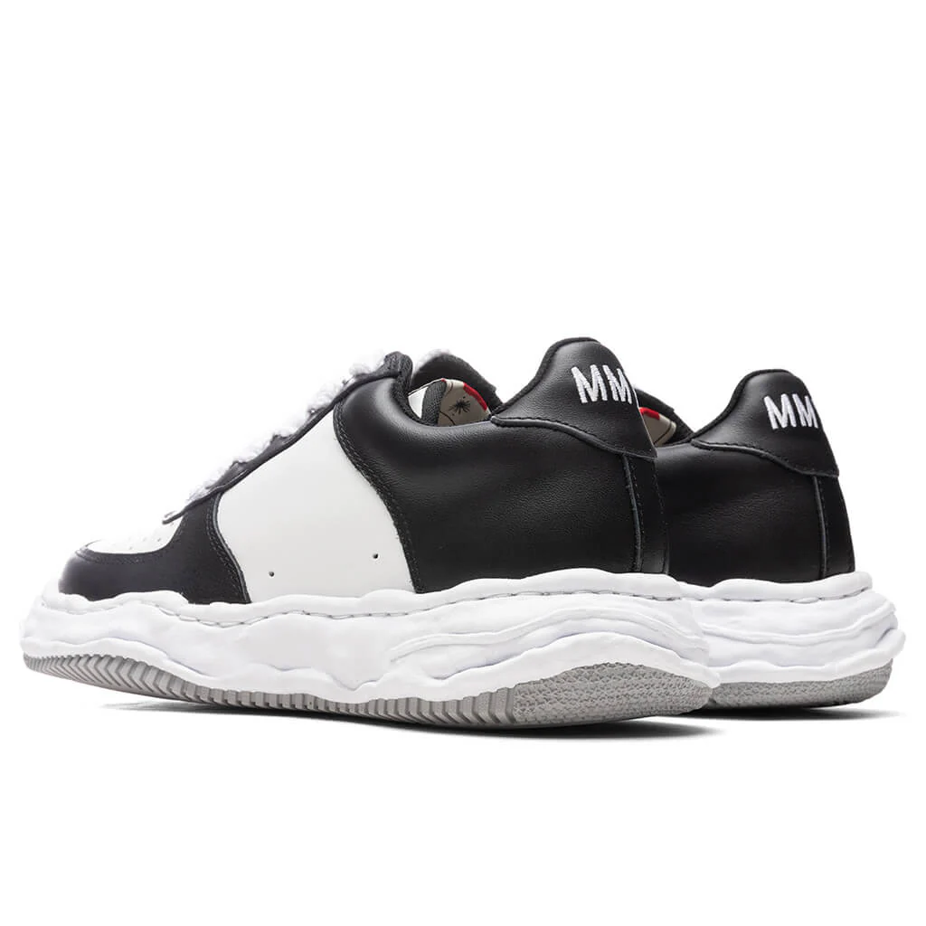 MIHARA YASUHIRO Wayne Low OG Sole Leather Sneaker - Black/White