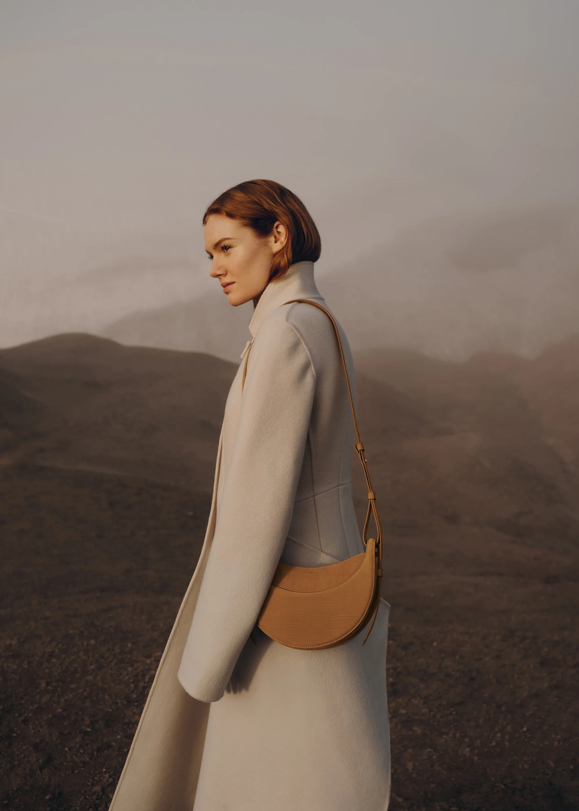 Polène Numéro Dix - Crocodile Nubuck Cinnamon