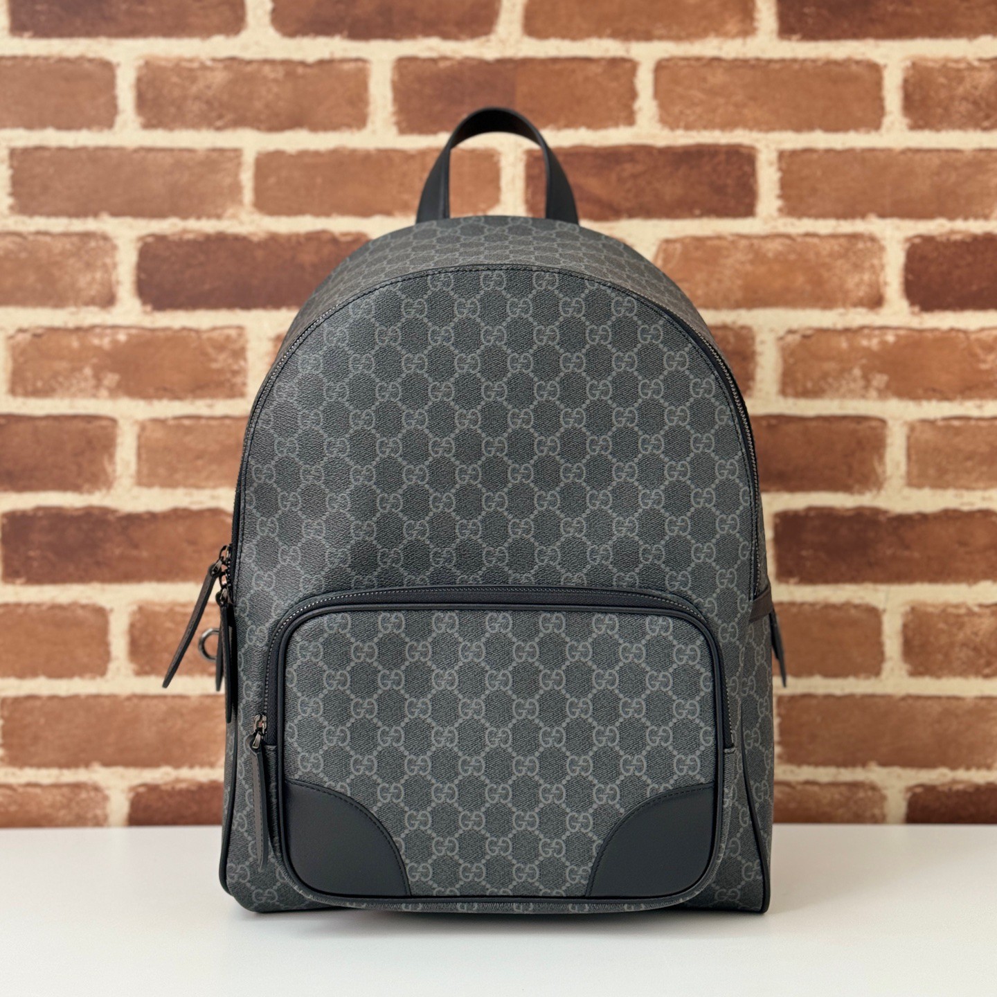 GUCCI Emblem GG medium backpack