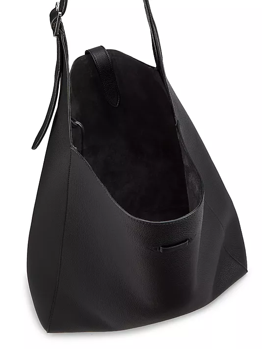 The Row  Blake Leather Hobo Bag