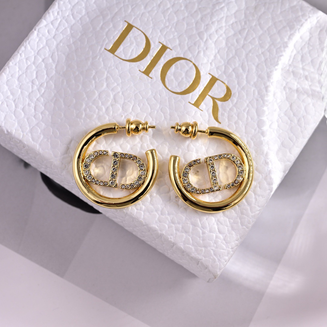 Dior new letter earrings