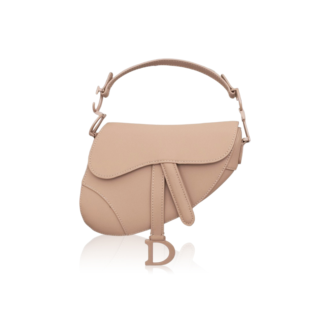 Dior SADDLE Bag Pink Ultramatte Calfskin