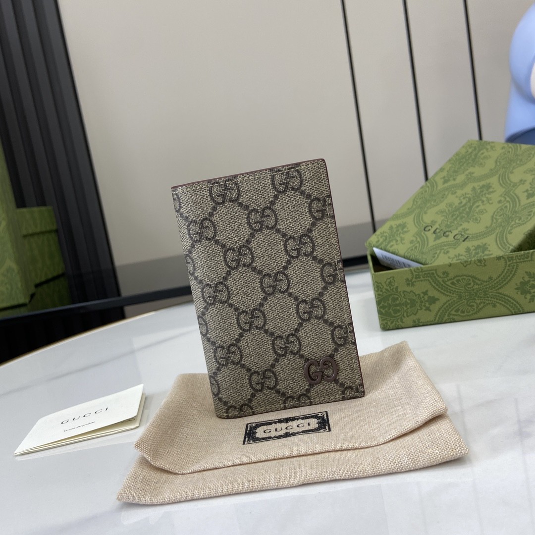 Gucci passport holder with wallet