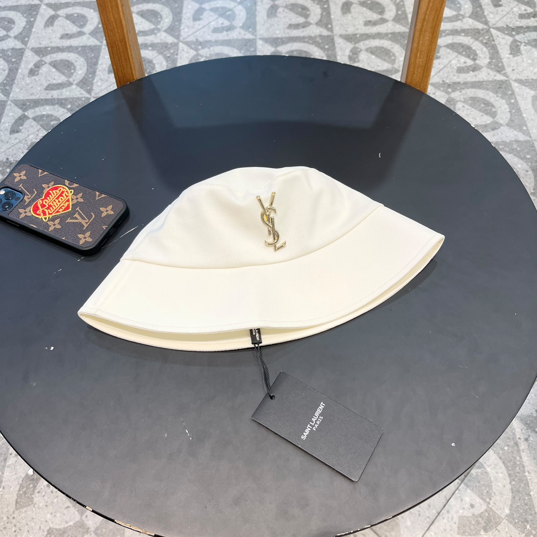 Saint Laurent YSL Collapsible Stylish Breathable Bucket Hat Sunhat