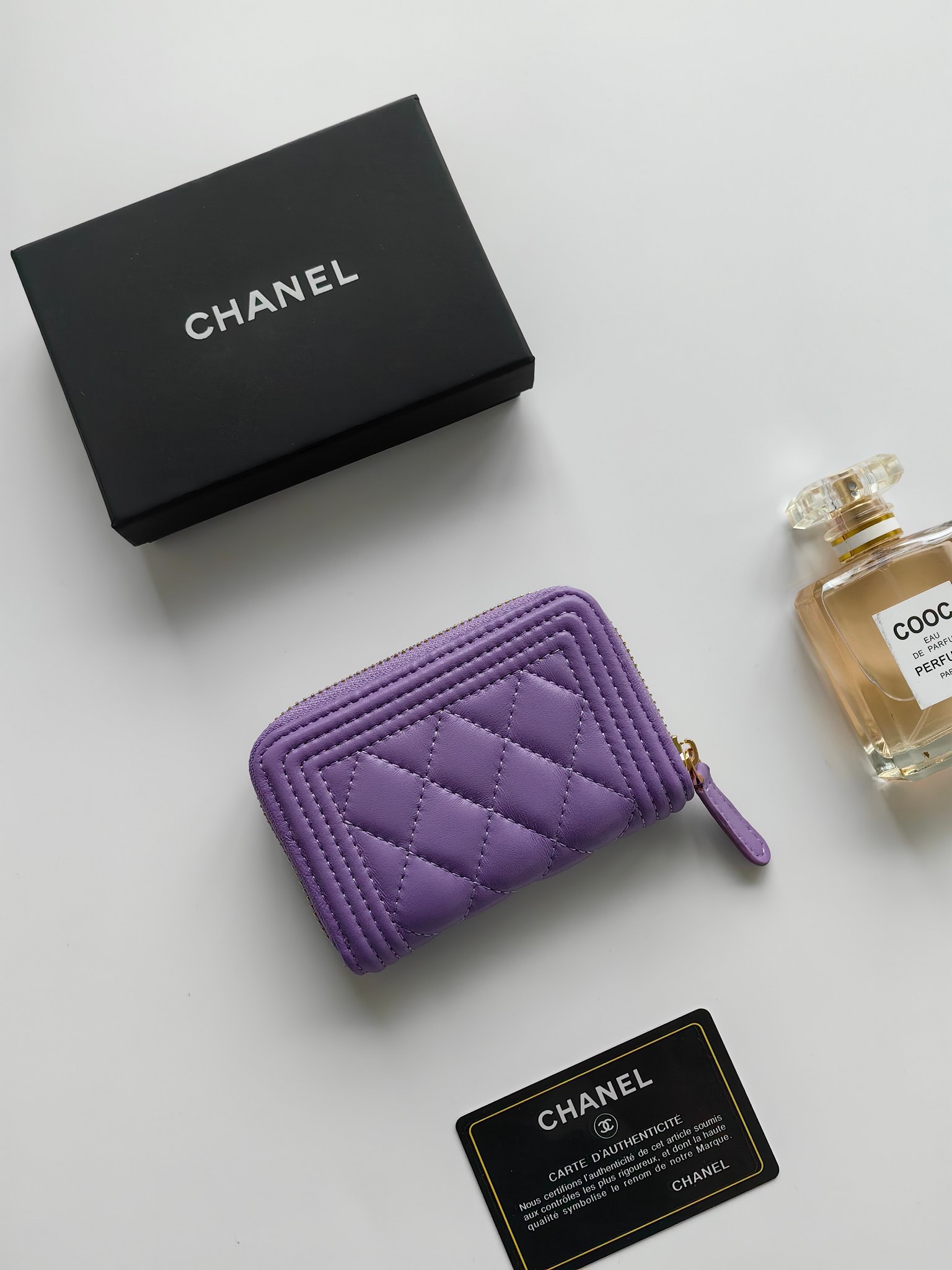 Chanel card holder coin purse