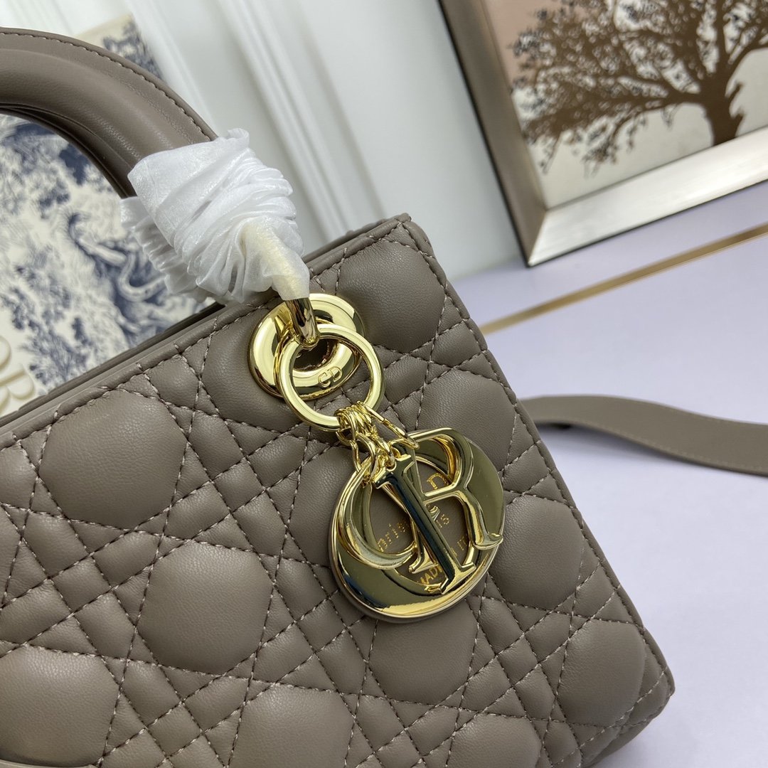Dior The LADY DIOR Bag MINI SIZE(17*15*7cm) AAA Quality