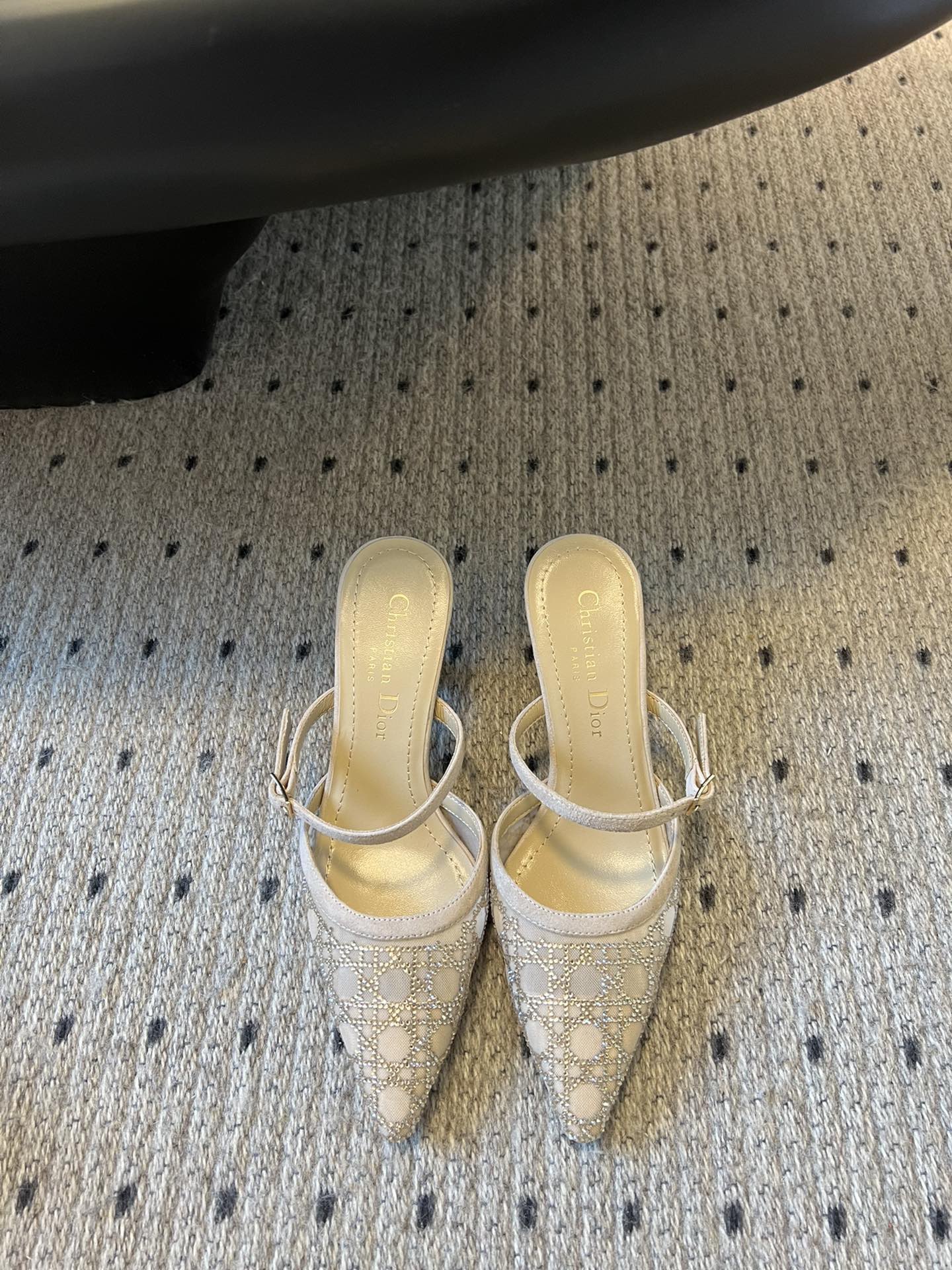 Dior early spring new diamond studded high heels