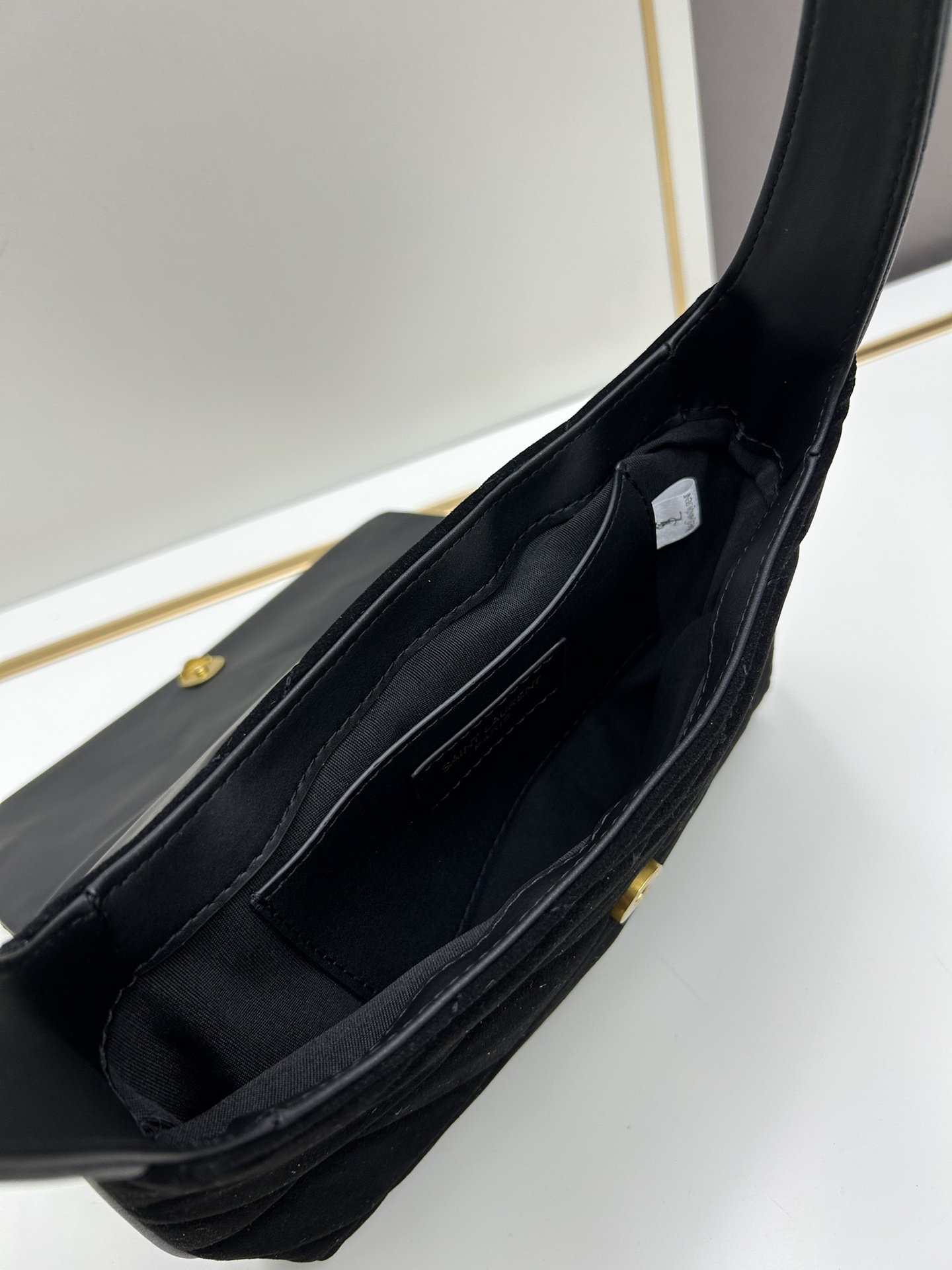 Saint Laurent Frosted Underarm Bag