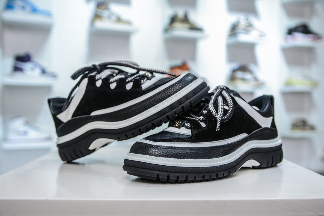 Chanel Milan catwalk platform shoes