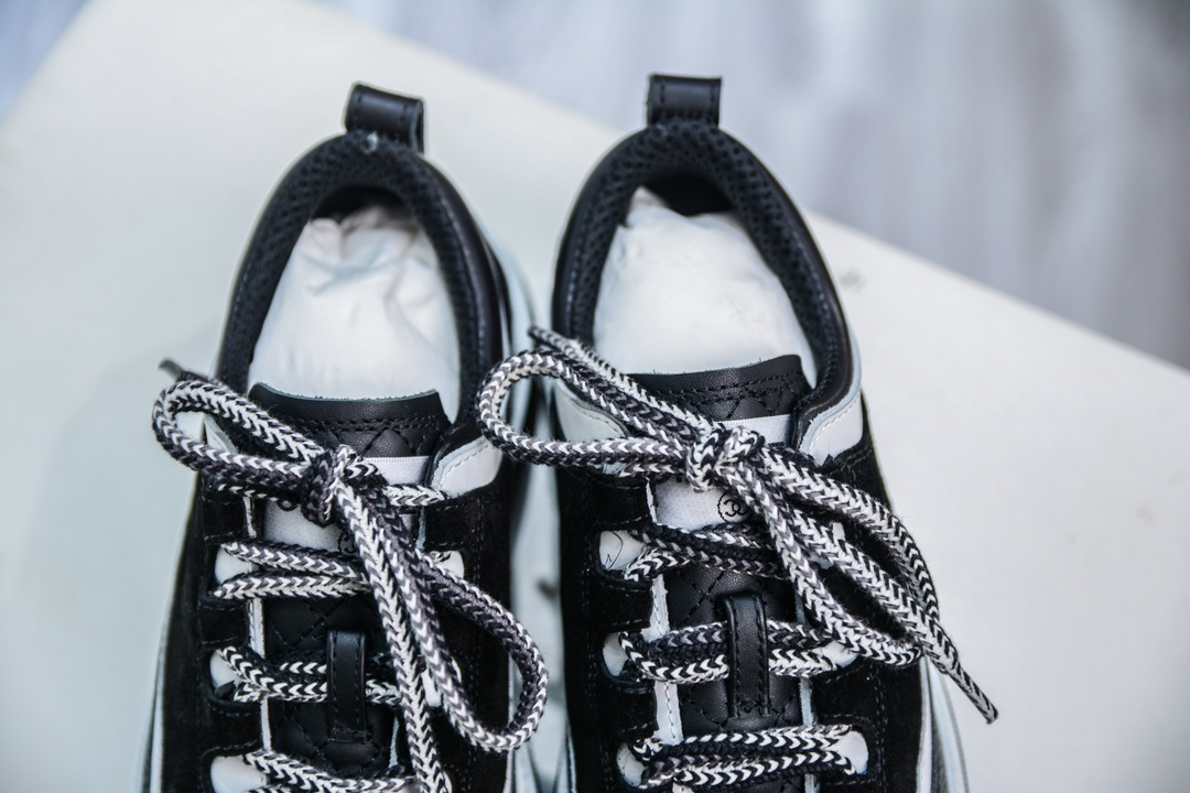 Chanel Milan catwalk platform shoes