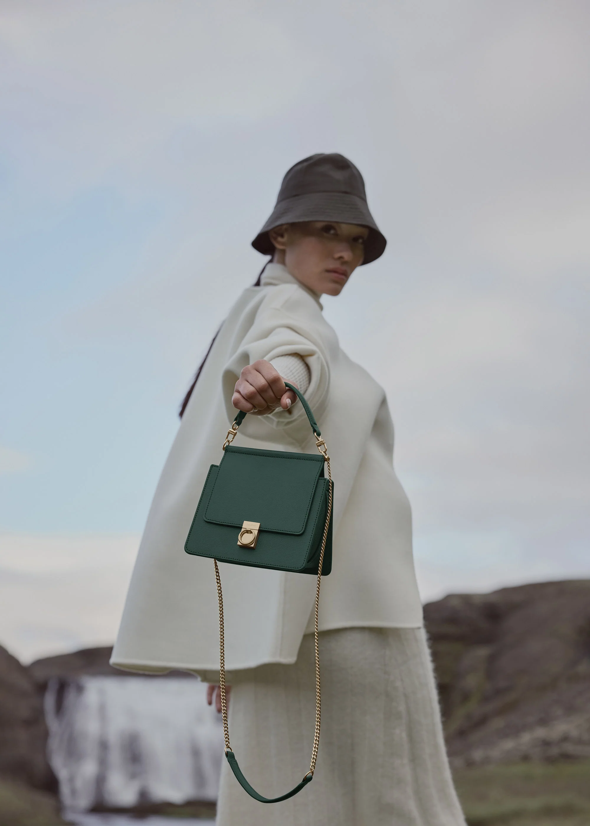 Polène Numéro Sept Mini - Textured Green