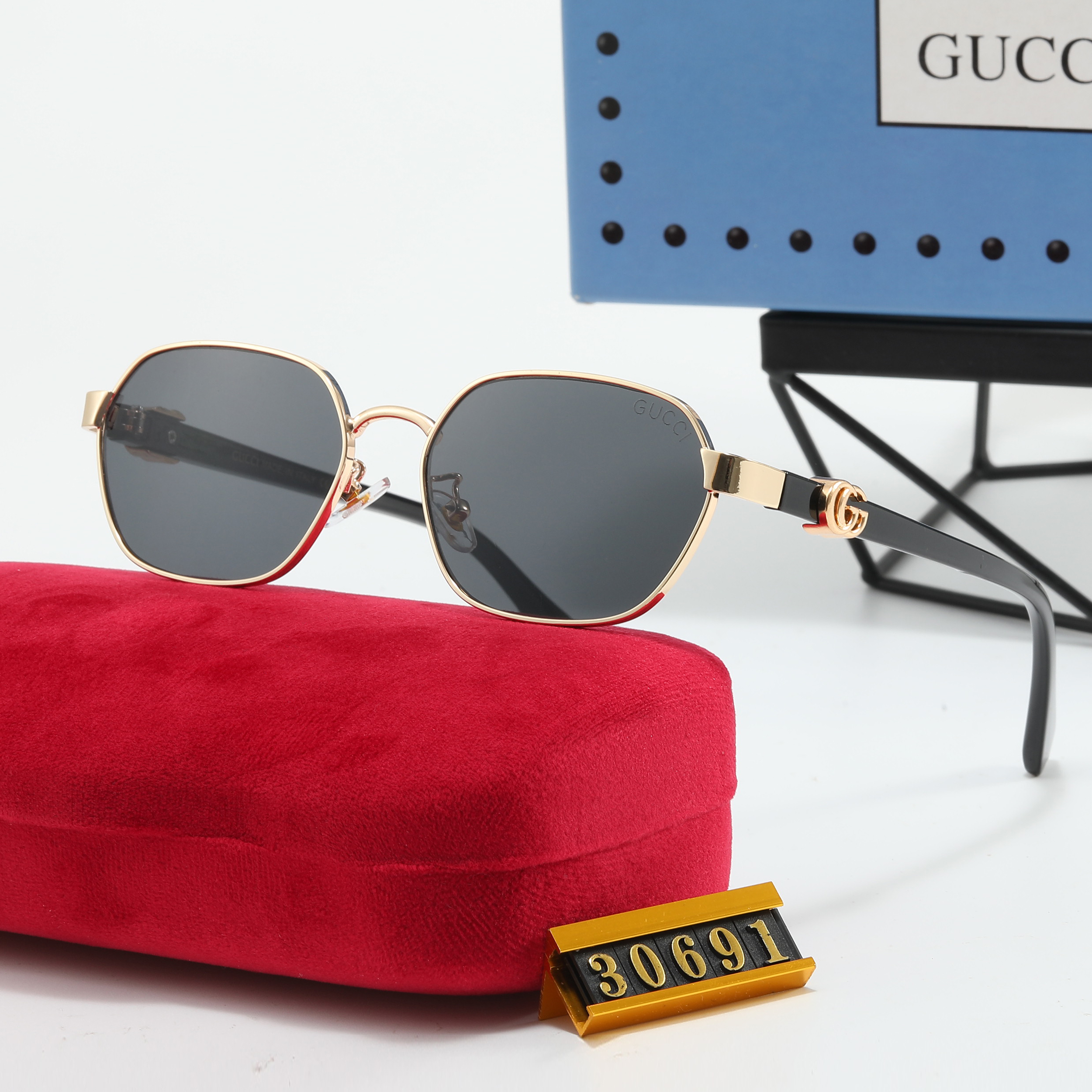 Gucci Shaped Frame Sunglasses