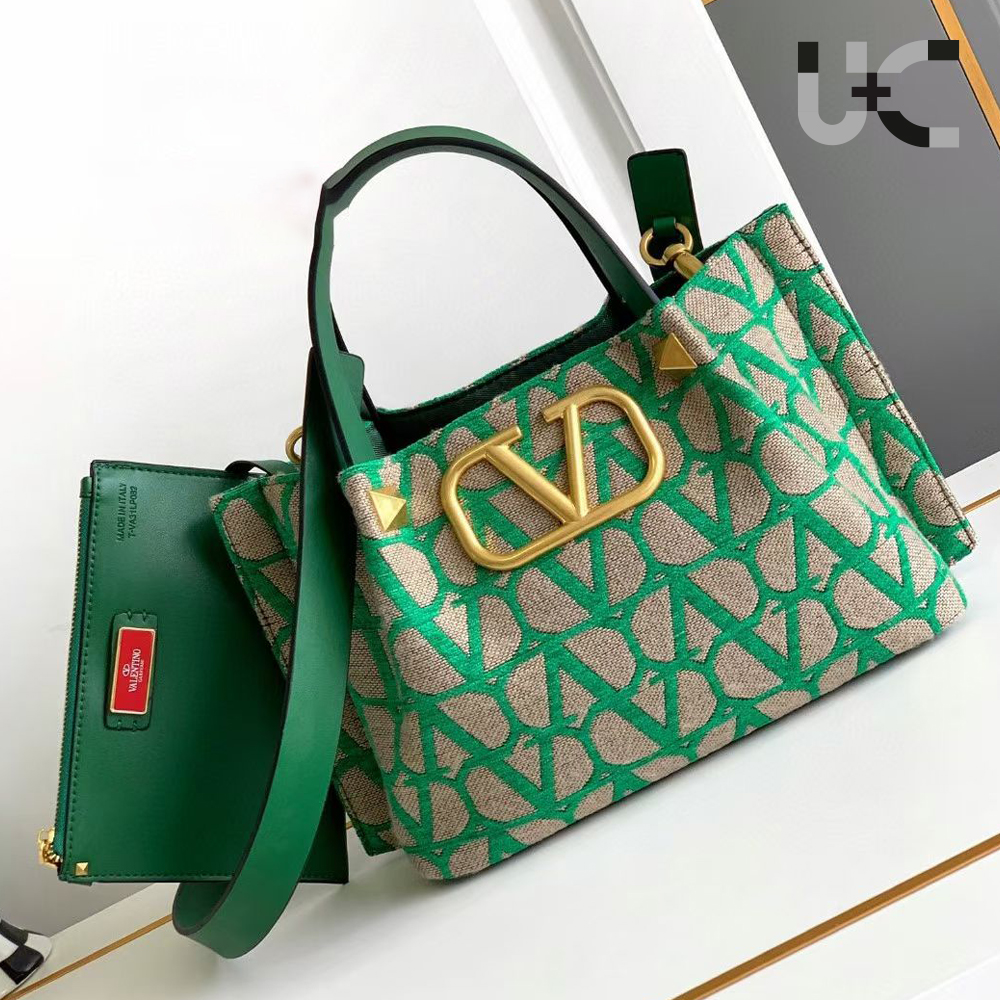 Valentino Embroidered Canvas Crossbody