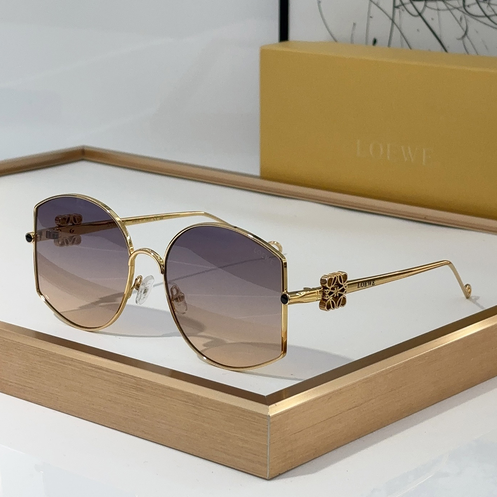 Loewe Half Round Sunscreen Sunglasses Top Quality