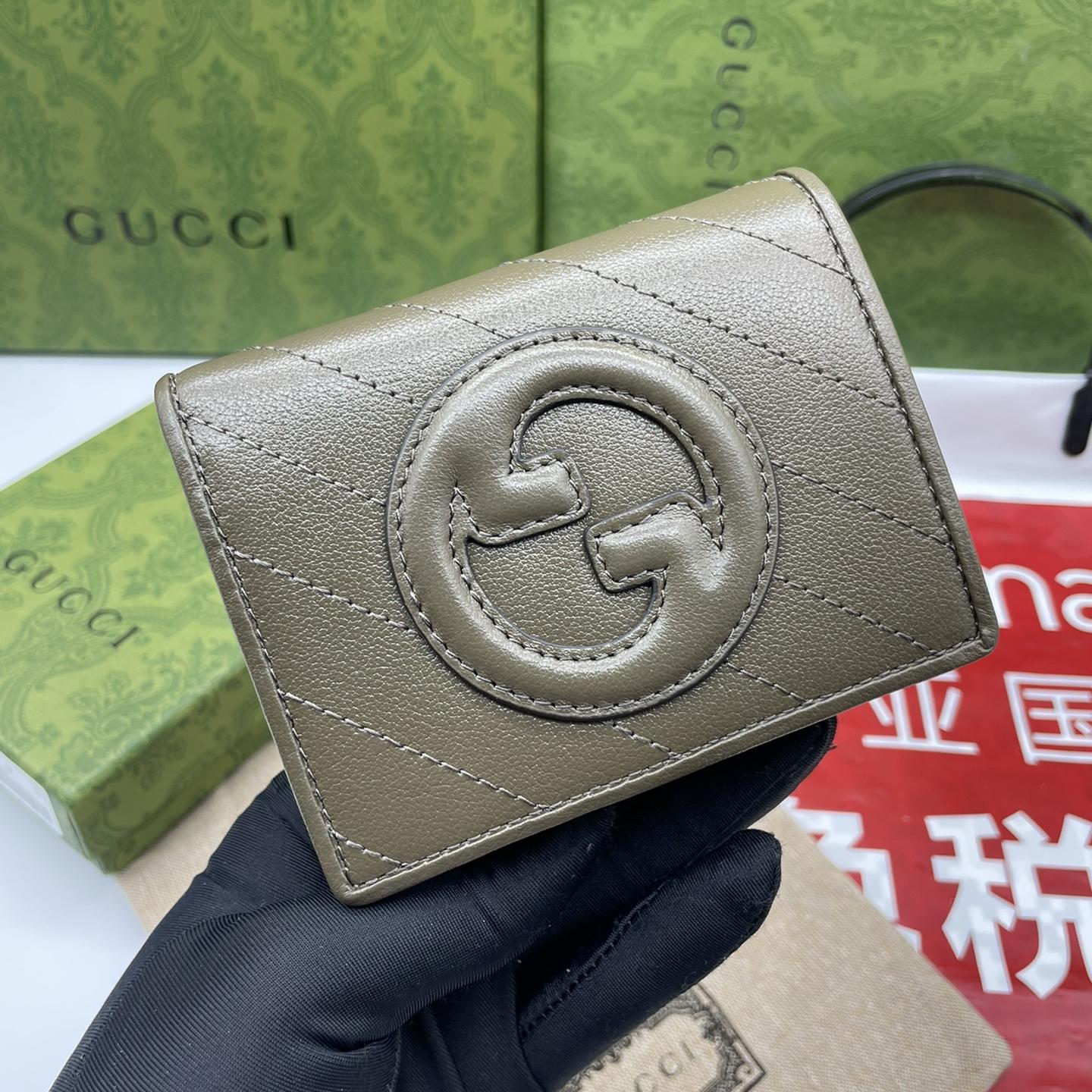Gucci GG Unisex Blondie Card Case Wallet
