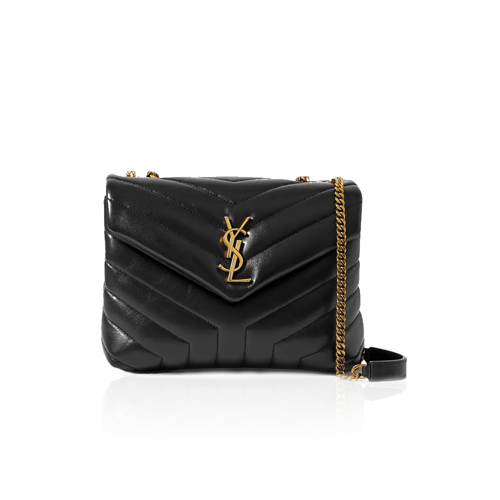 SAINT LAURENT Loulou small leather
