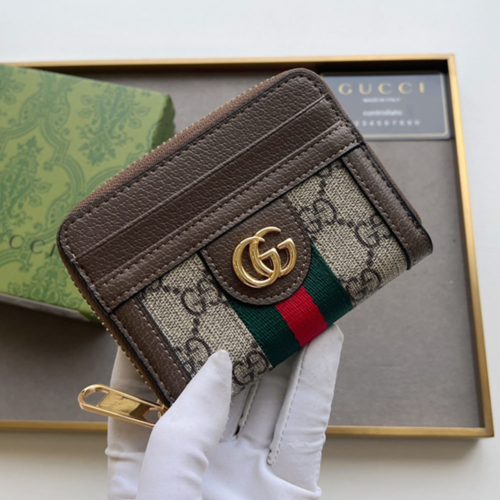 Gucci Unisex 1955 Card Holder Wallet 195501