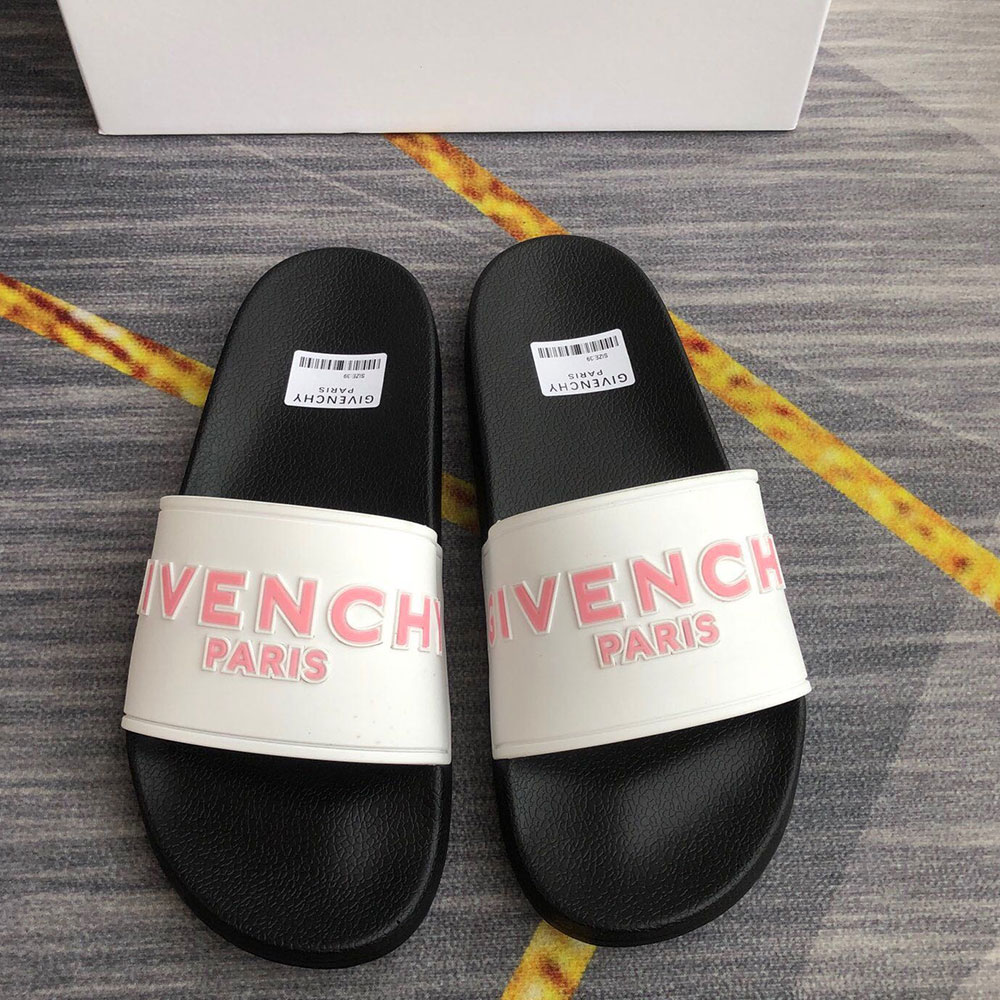 Givenchy Rubber Logo flip-flops Slide Sandal