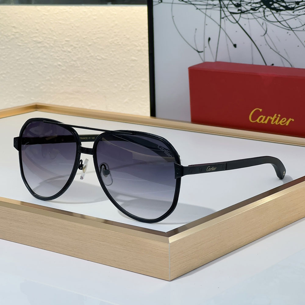 Cartier Aviator Metal Sunglasses Top quality