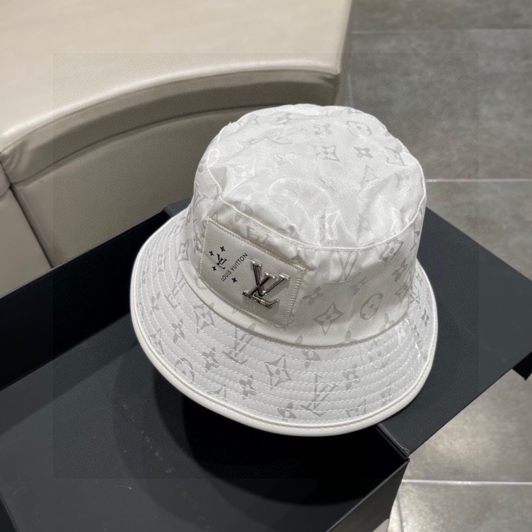 Louis Vuitton LV Exquisite Embroidered Fisherman's Hat Sunhat