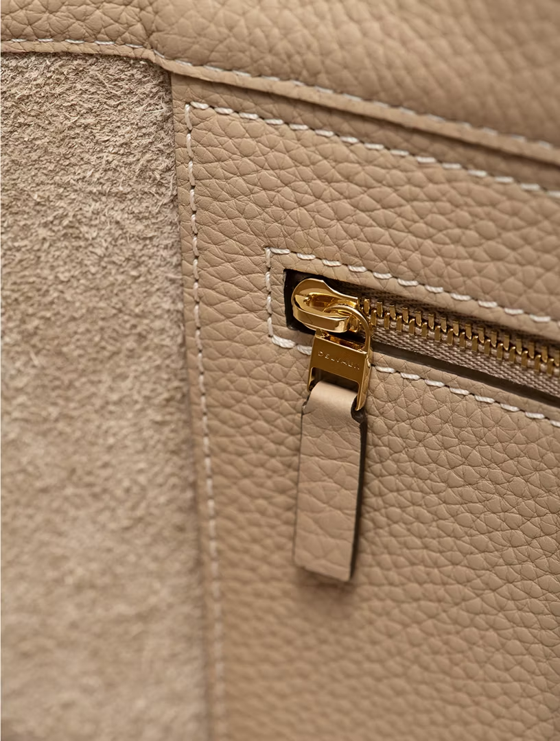DELVAUX Pin Cabas - Taurillon Soft Surpiqué Box